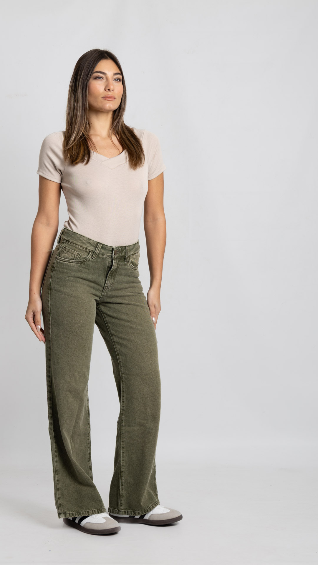 Art. 978 | Wide leg Matcha Clasico TM