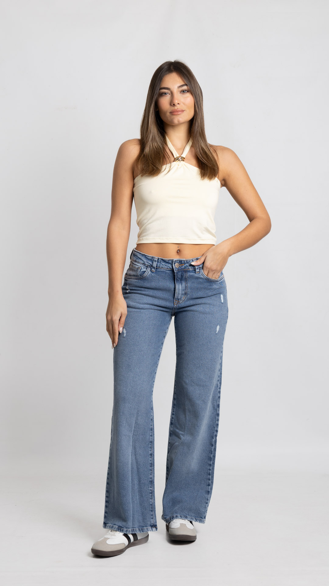 Art. 977 | Wide Leg Nevado Con Roturas TM