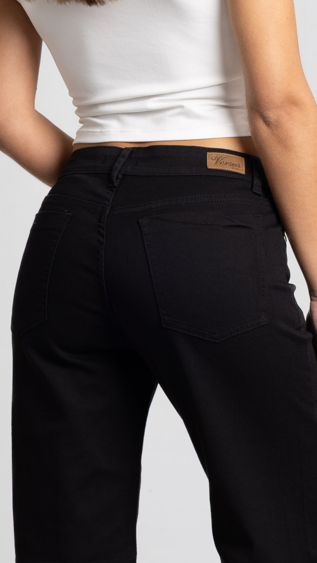 Art. 971 | Wide leg Elastizado Negro Clasico TM