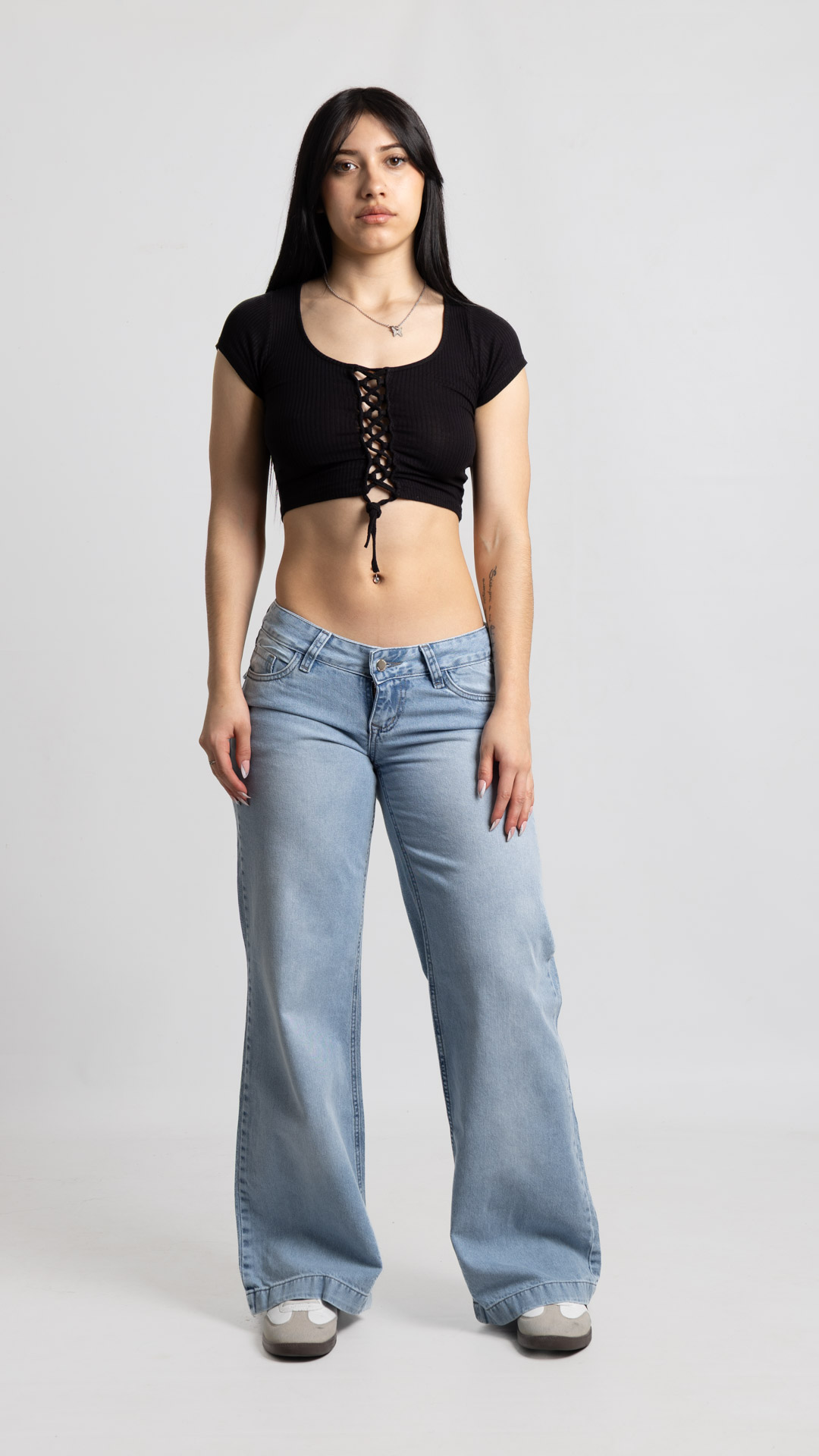 992 Art. 992 | Wide Leg Nevado Claro con Tapa ETB