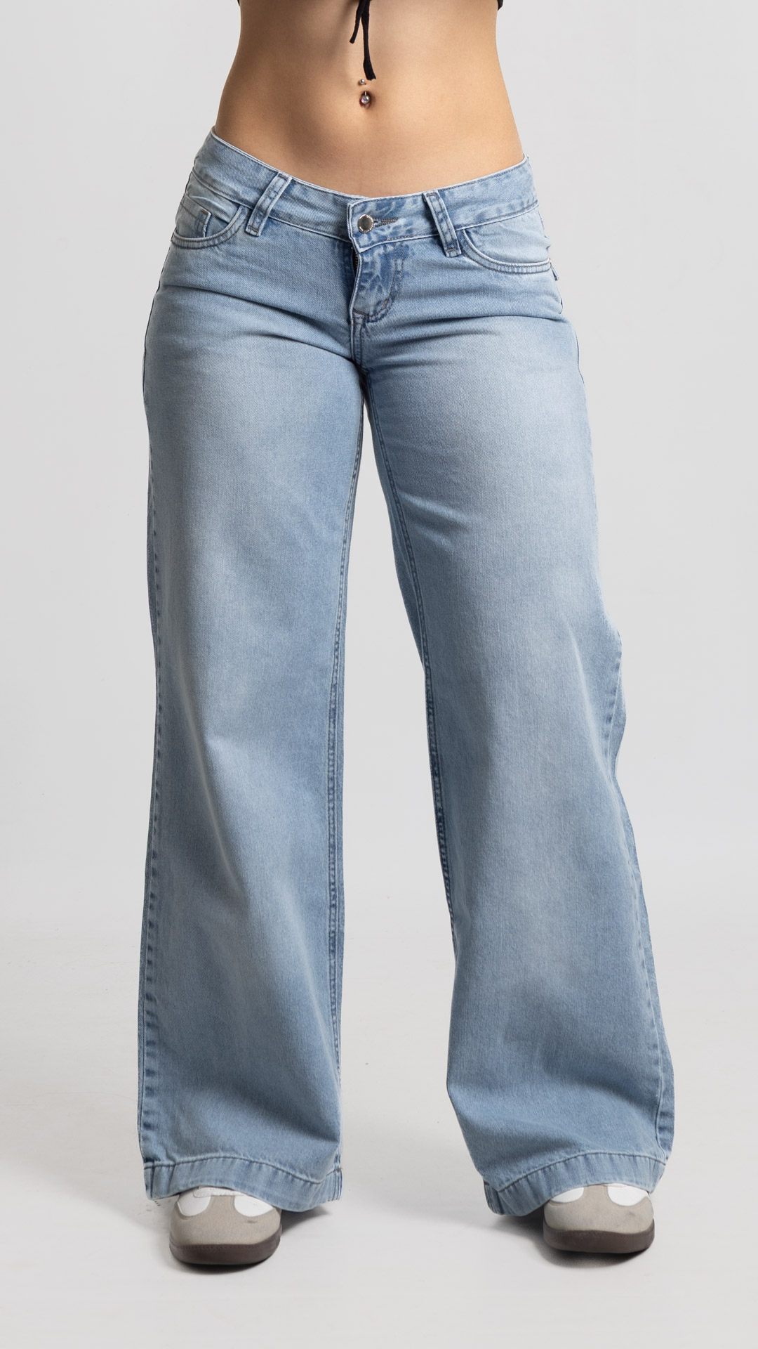 Art. 992 | Wide Leg Nevado Claro con Tapa  ETB