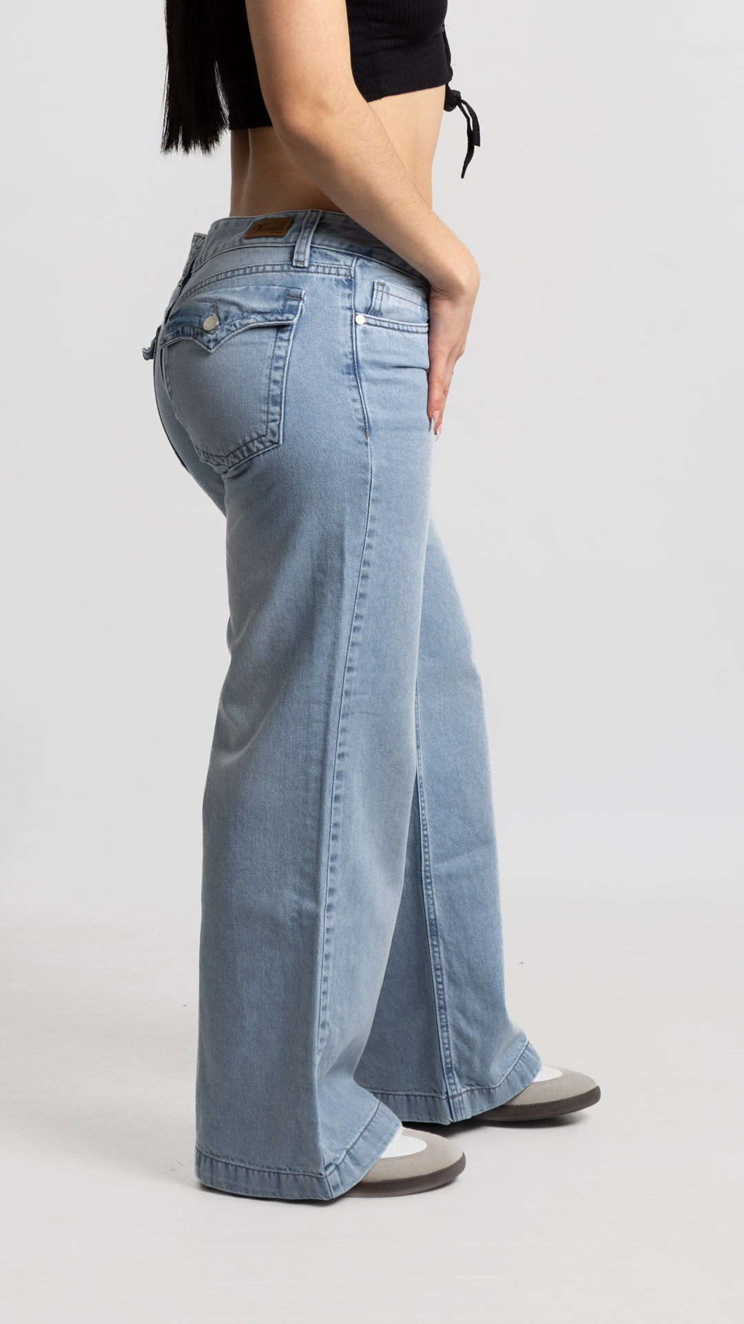 Art. 992 | Wide Leg Nevado Claro con Tapa  ETB