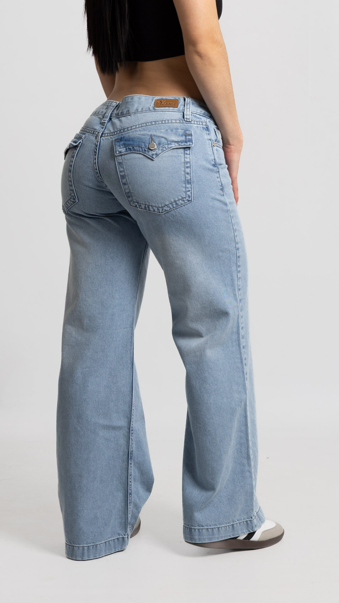 Art. 992 | Wide Leg Nevado Claro con Tapa  ETB