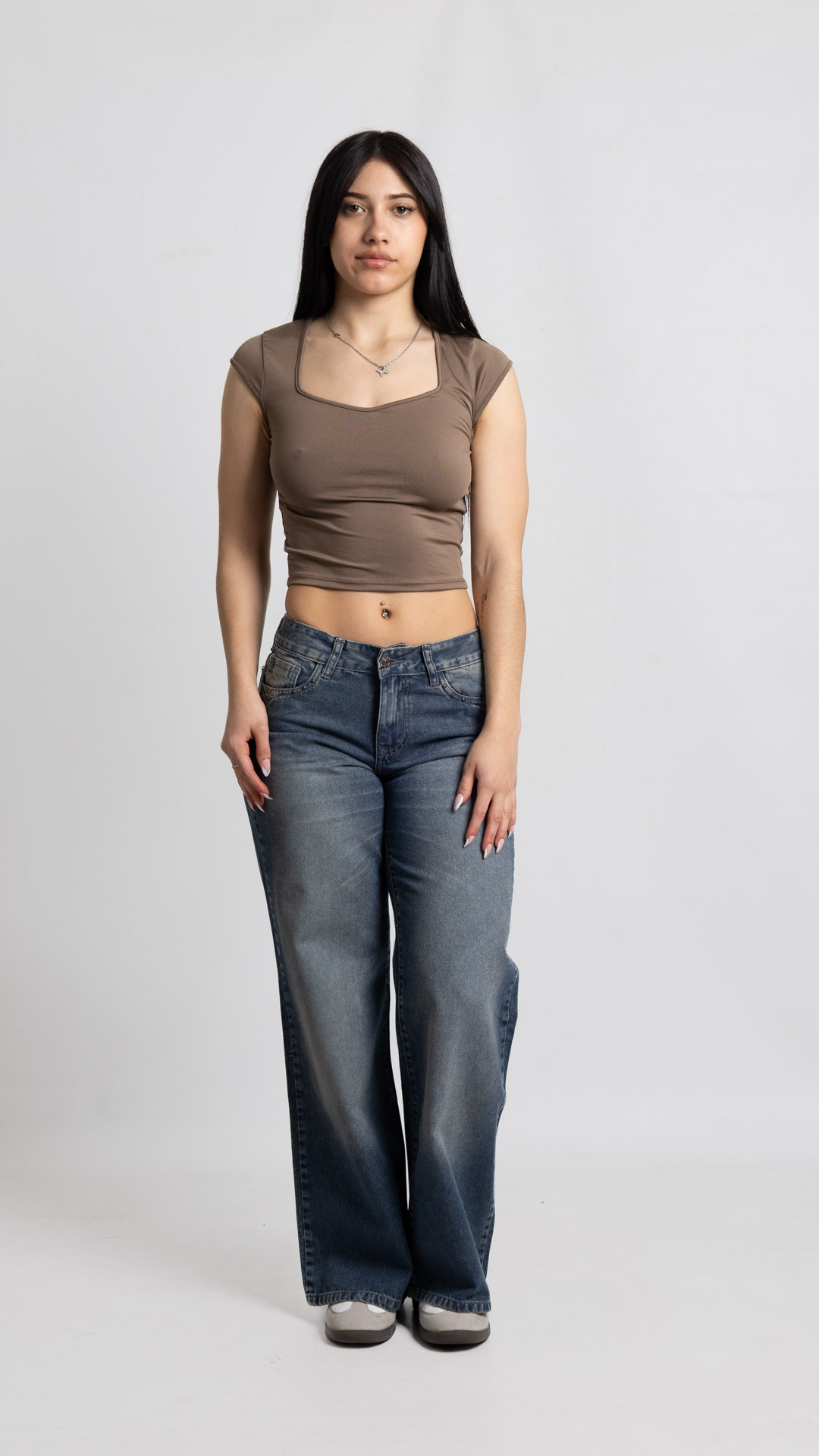 994 Art. 994 | Wide Leg Oxido Nevado Tacha Bolsillo TM