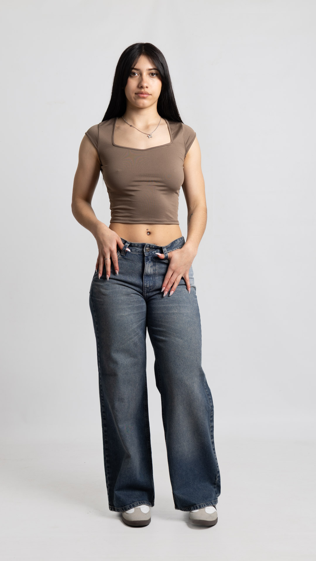 997 Art. 997 | Wide Leg Oxido con Tachas TA