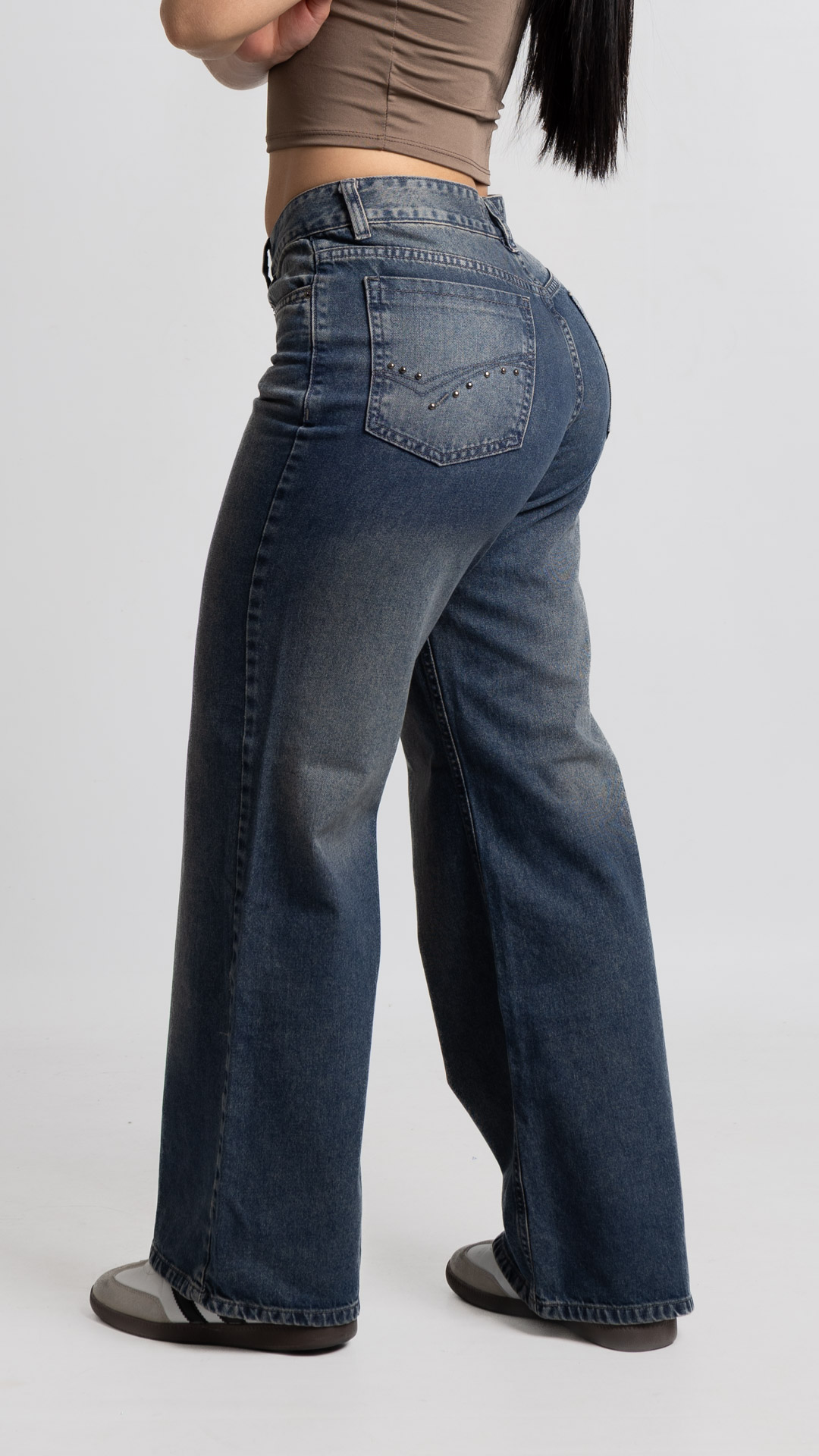 Art. 997 | Wide Leg Oxido con Tachas TA