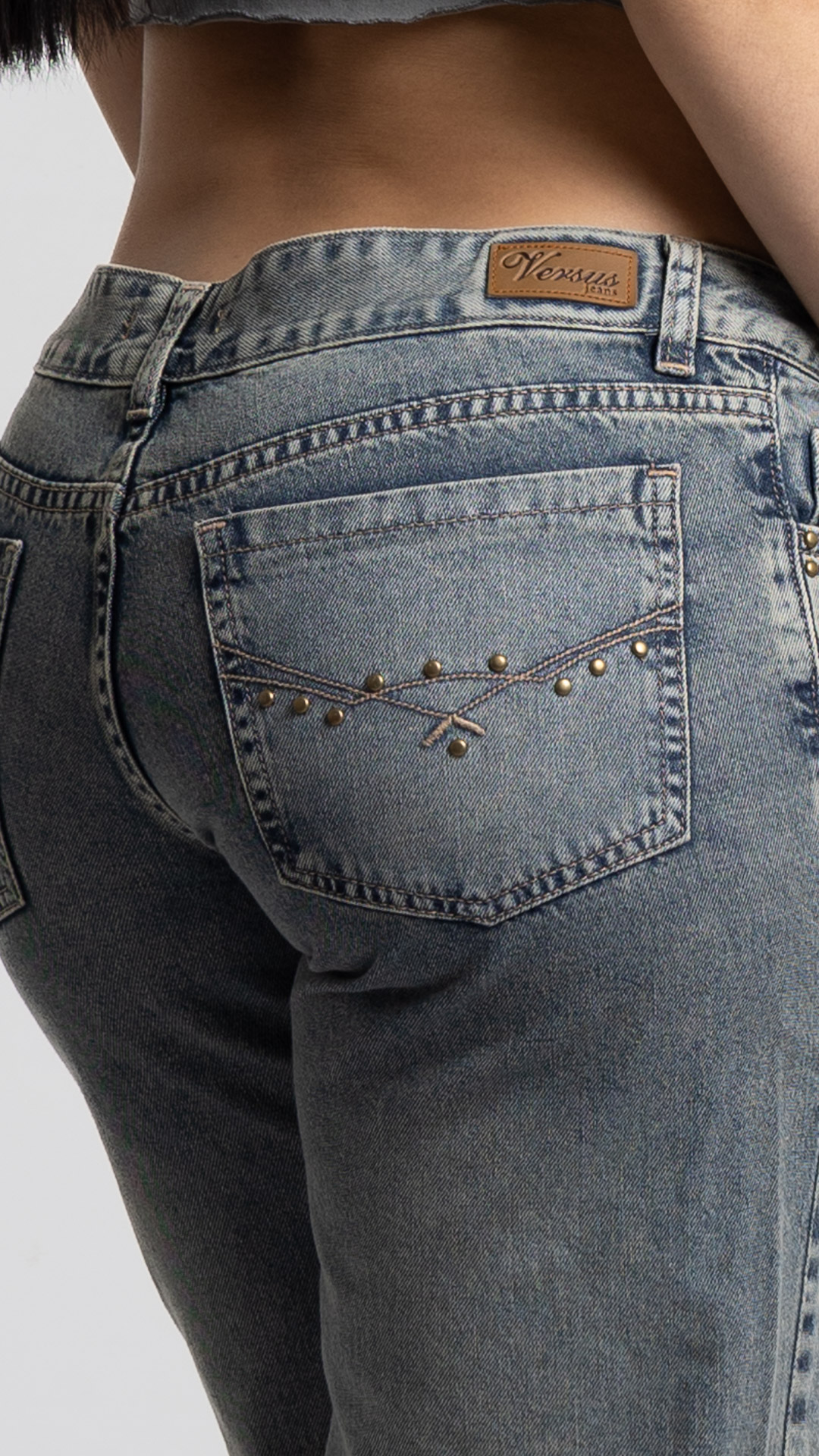 Art. 1009 | Wide Leg Oxido Nevado Detalle con tachitas ETB