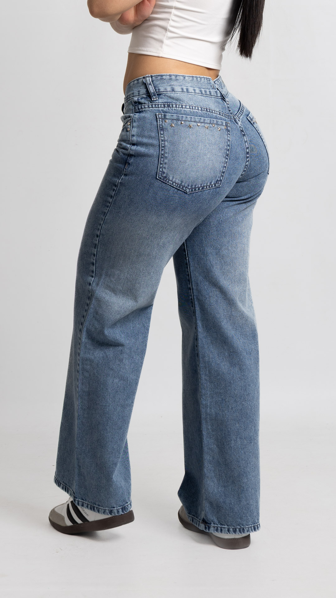 Art. 999 | Wide Leg Nevado Tacha Bolsillo HG TM