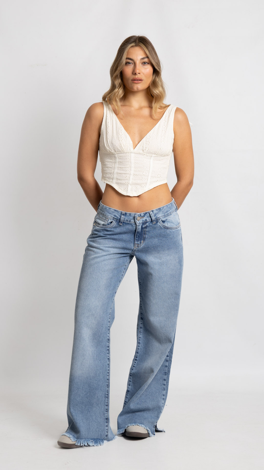 1010 Art. 1010 | Wide Leg Nevado Desflecado TB