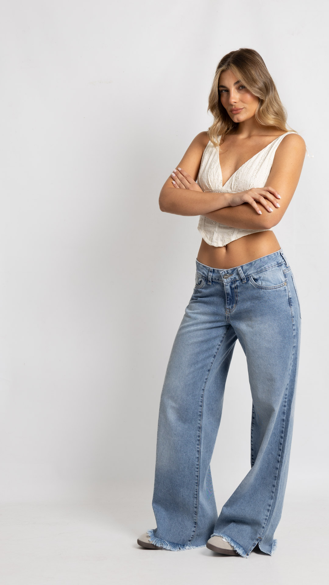 Art. 1010 | Wide Leg Nevado Desflecado TB