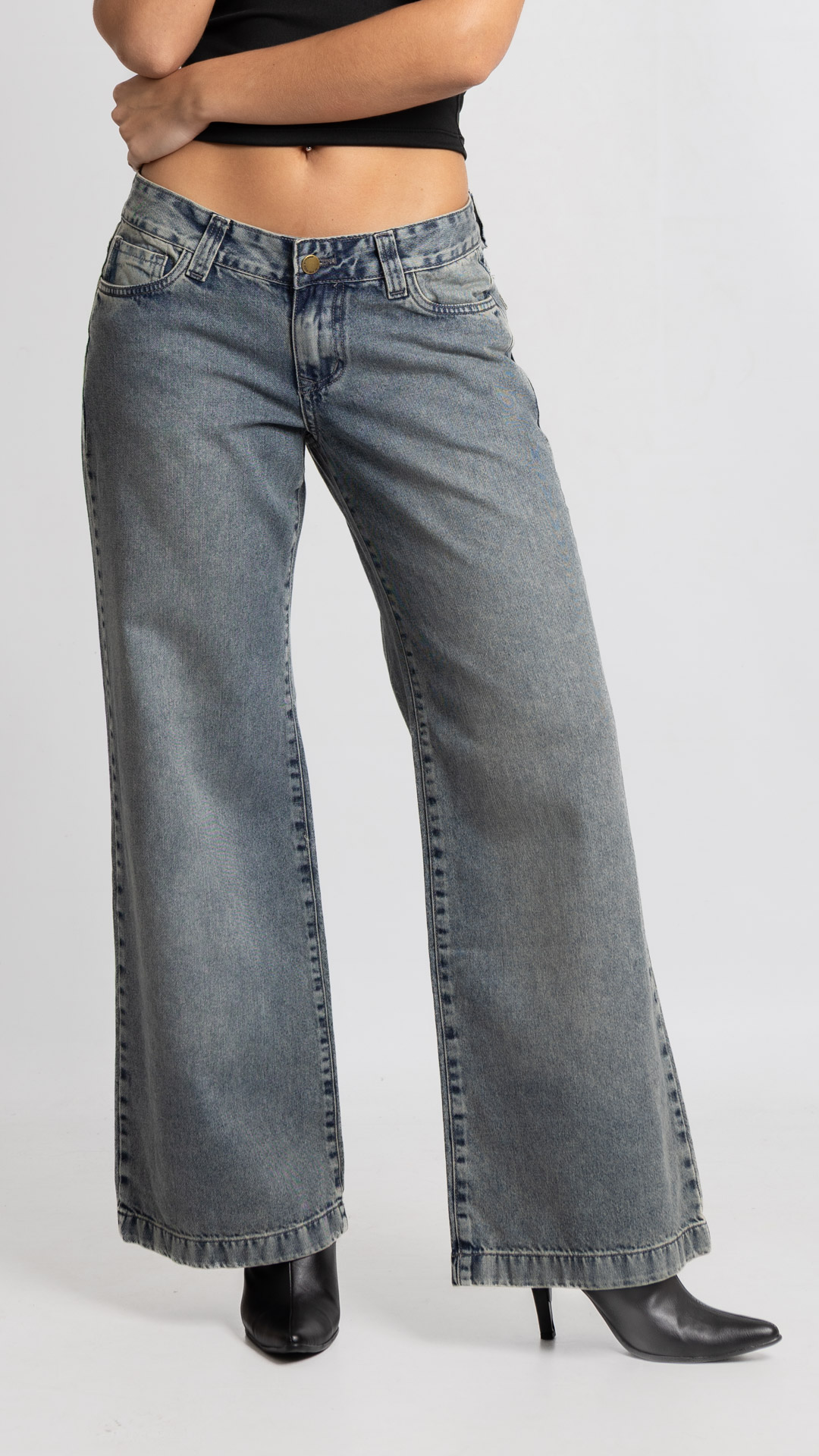 Art. 1017 | Wide leg Nevado Matizado con Tapa TB