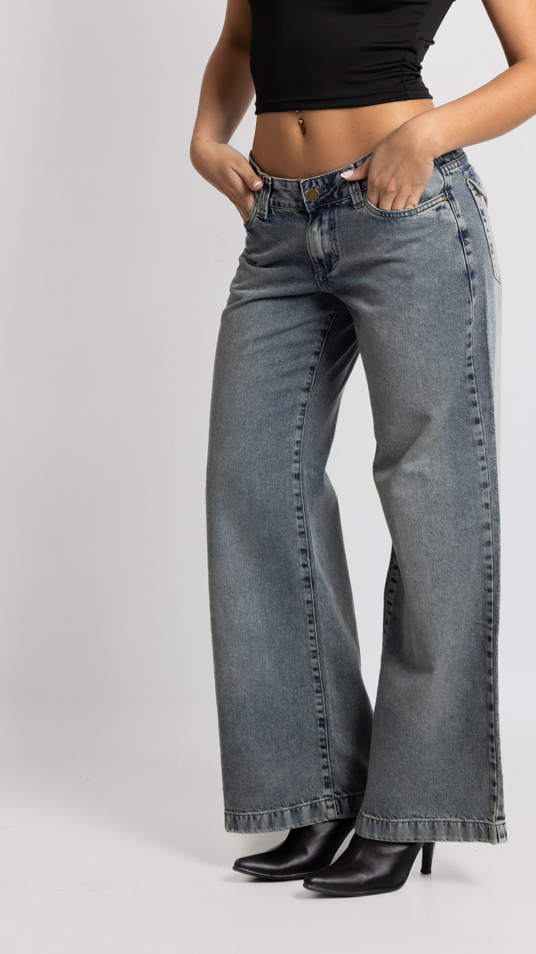Art. 1017 | Wide leg Nevado Matizado con Tapa TB