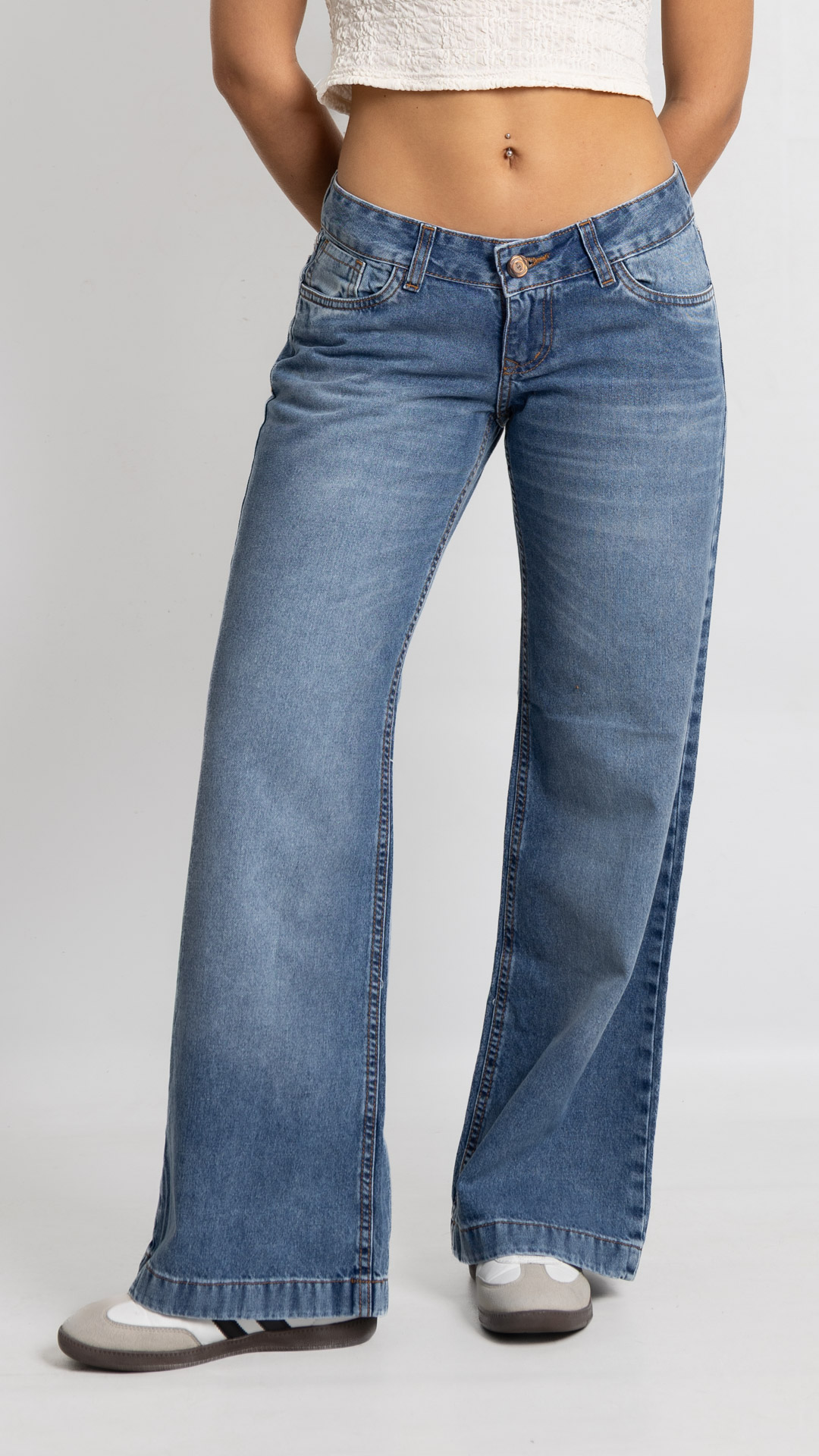 Art. 1026 | Wide Leg Nevado Detalle Bolsillo ETB