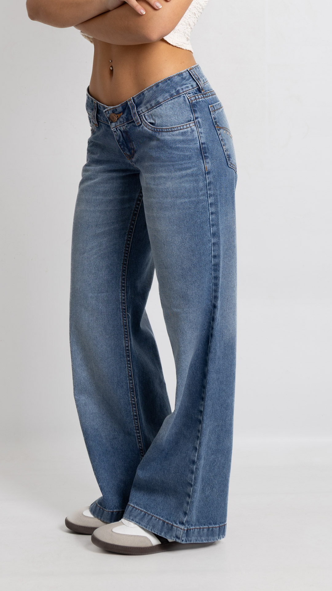 Art. 1026 | Wide Leg Nevado Detalle Bolsillo ETB